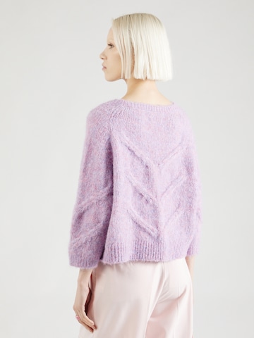 Lollys Laundry Pullover 'Tortuga' in Lila