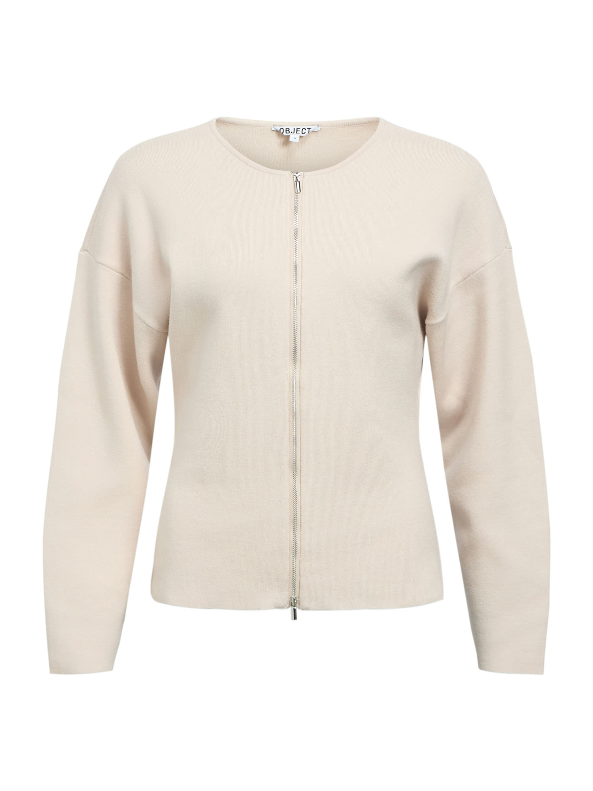 OBJECT Knit Cardigan 'OBJREYNARD' in Grey: front