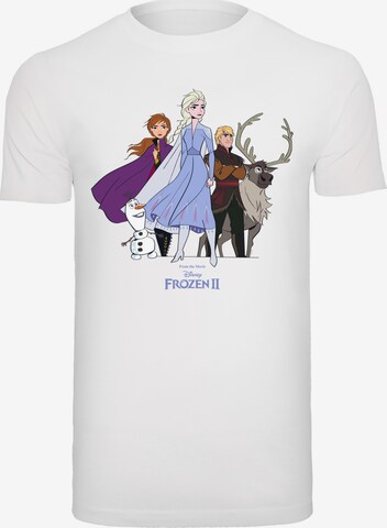 F4NT4STIC Shirt 'Disney Frozen 2 Group' in Wit: voorkant