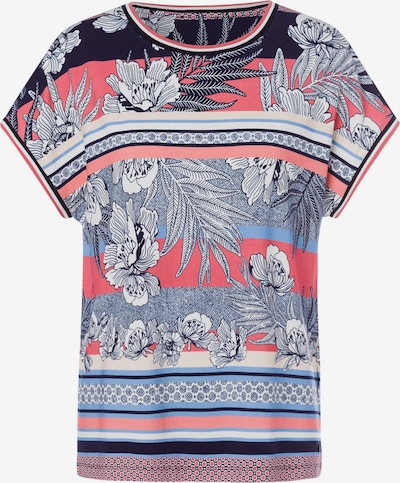 Olsen T-Shirt 'Cosima' in marine / koralle / weiß, Produktansicht