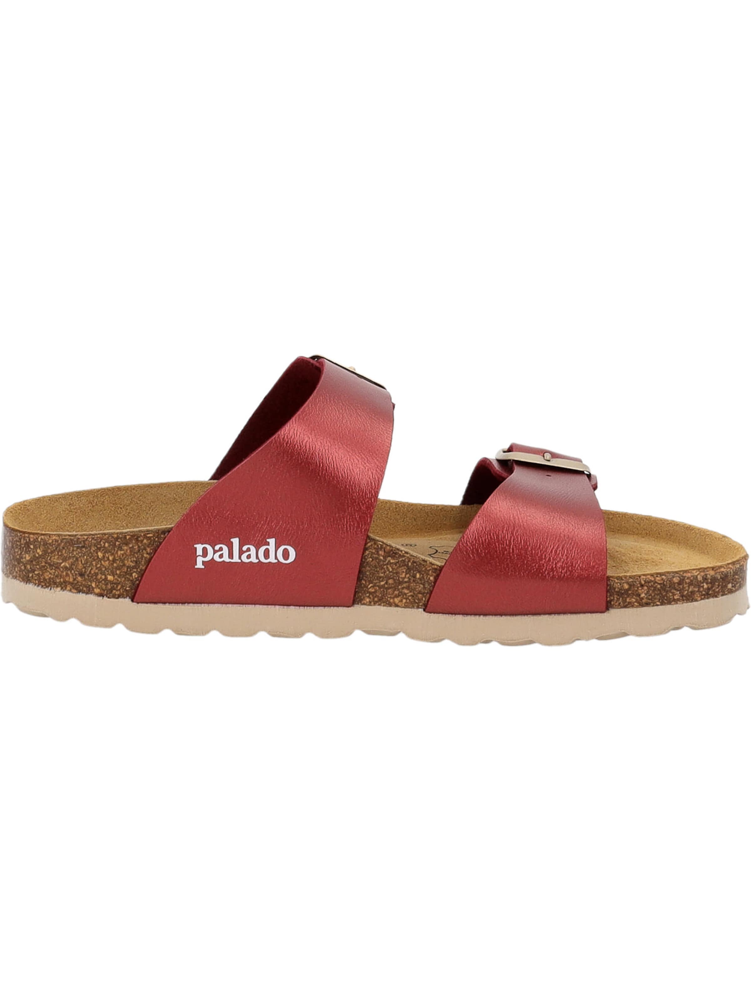 Palado - Zapatos abiertos 'Palado Samos Metallic' en rojo