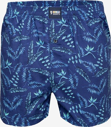 Happy Shorts Boxershorts ' Motive ' in Blauw: voorkant