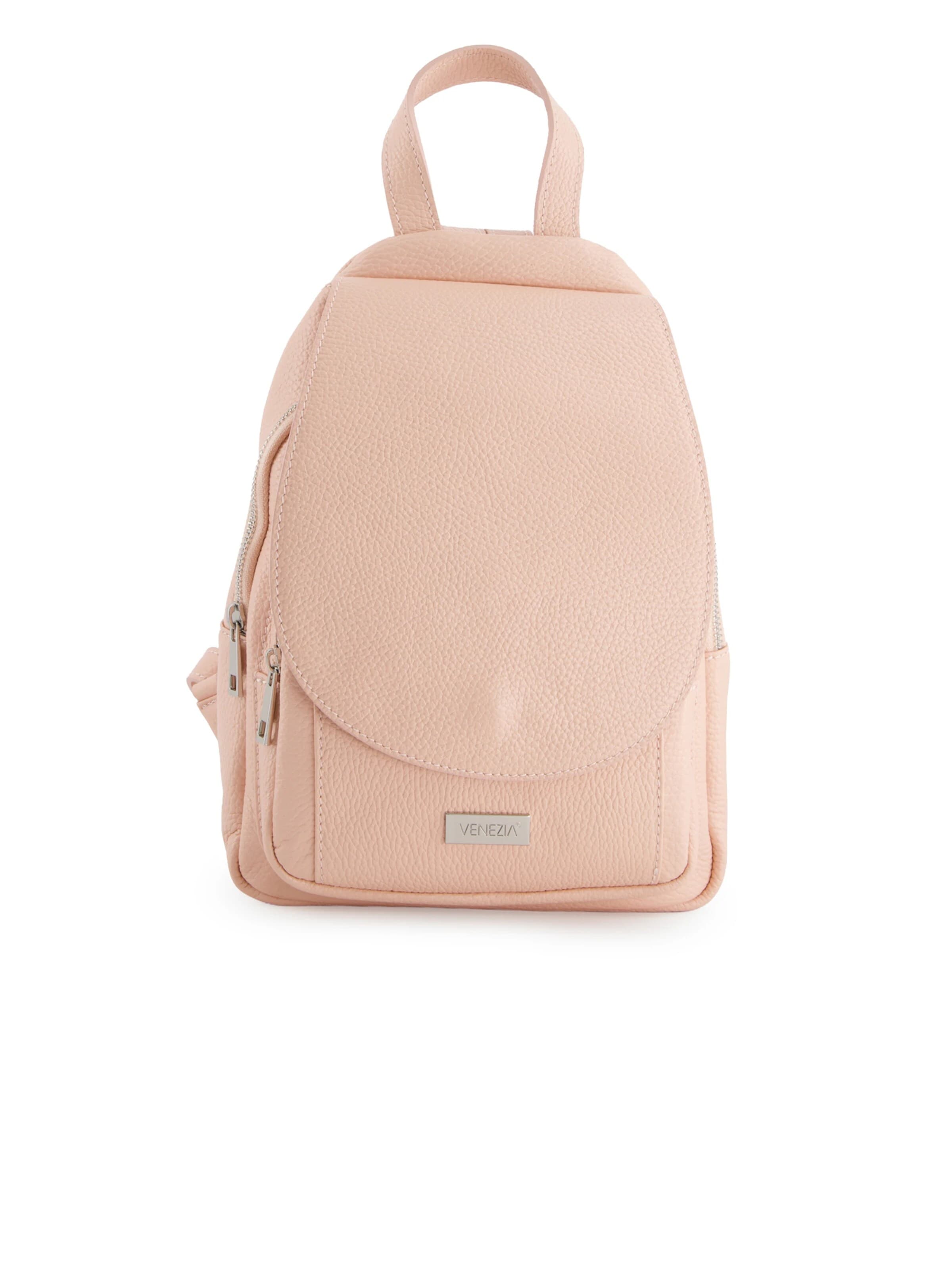 VENEZIA Backpack in Pink: front