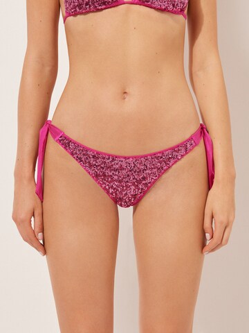 CALZEDONIA Bikinihose 'GLOWING SURFACE' in Pink: Vorderseite