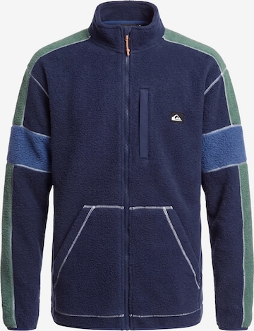 QUIKSILVER - Casaco de velo funcional 'CLEAN COAST' em azul: frente