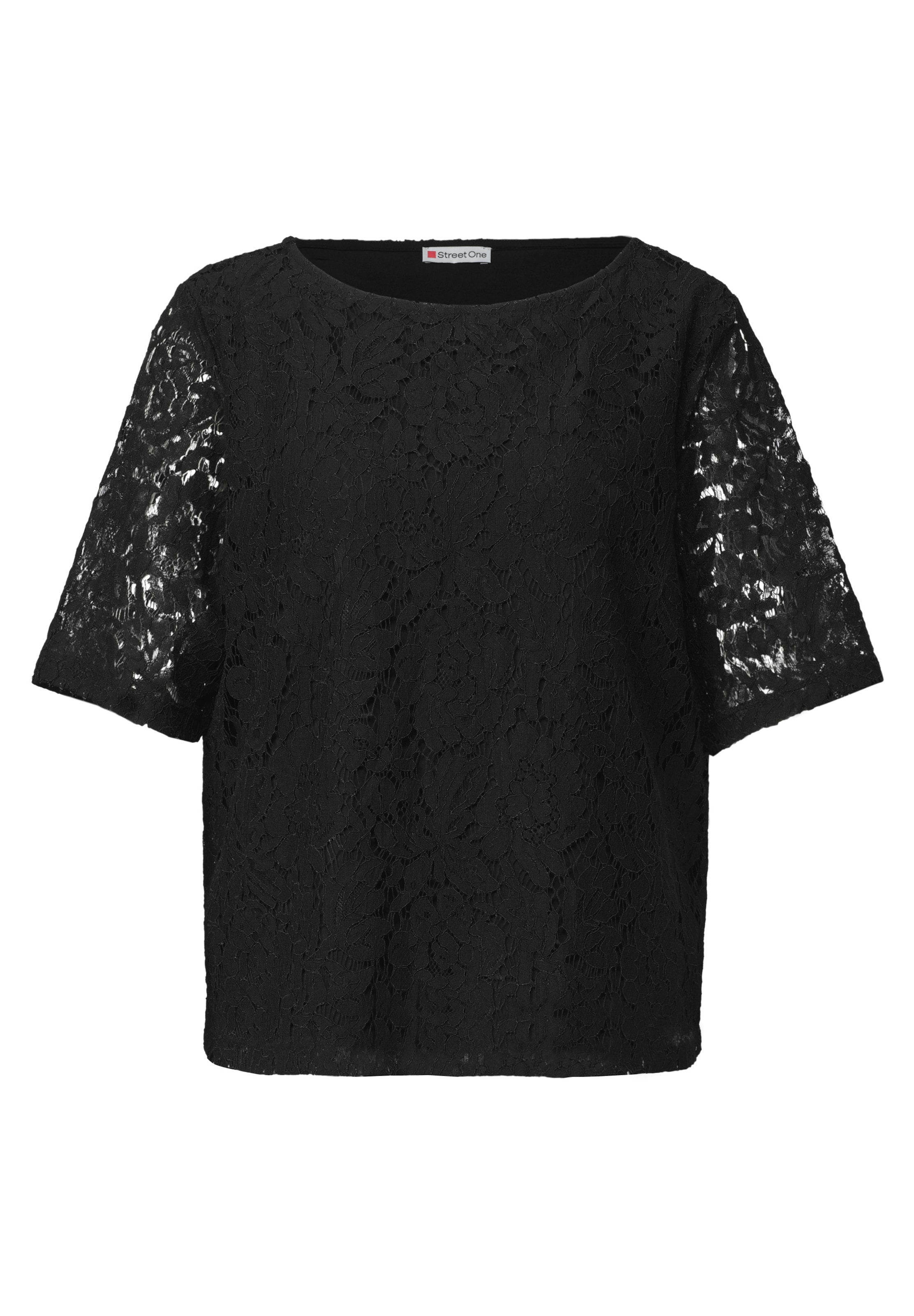 STREET ONE Shirt in Schwarz: Vorderseite