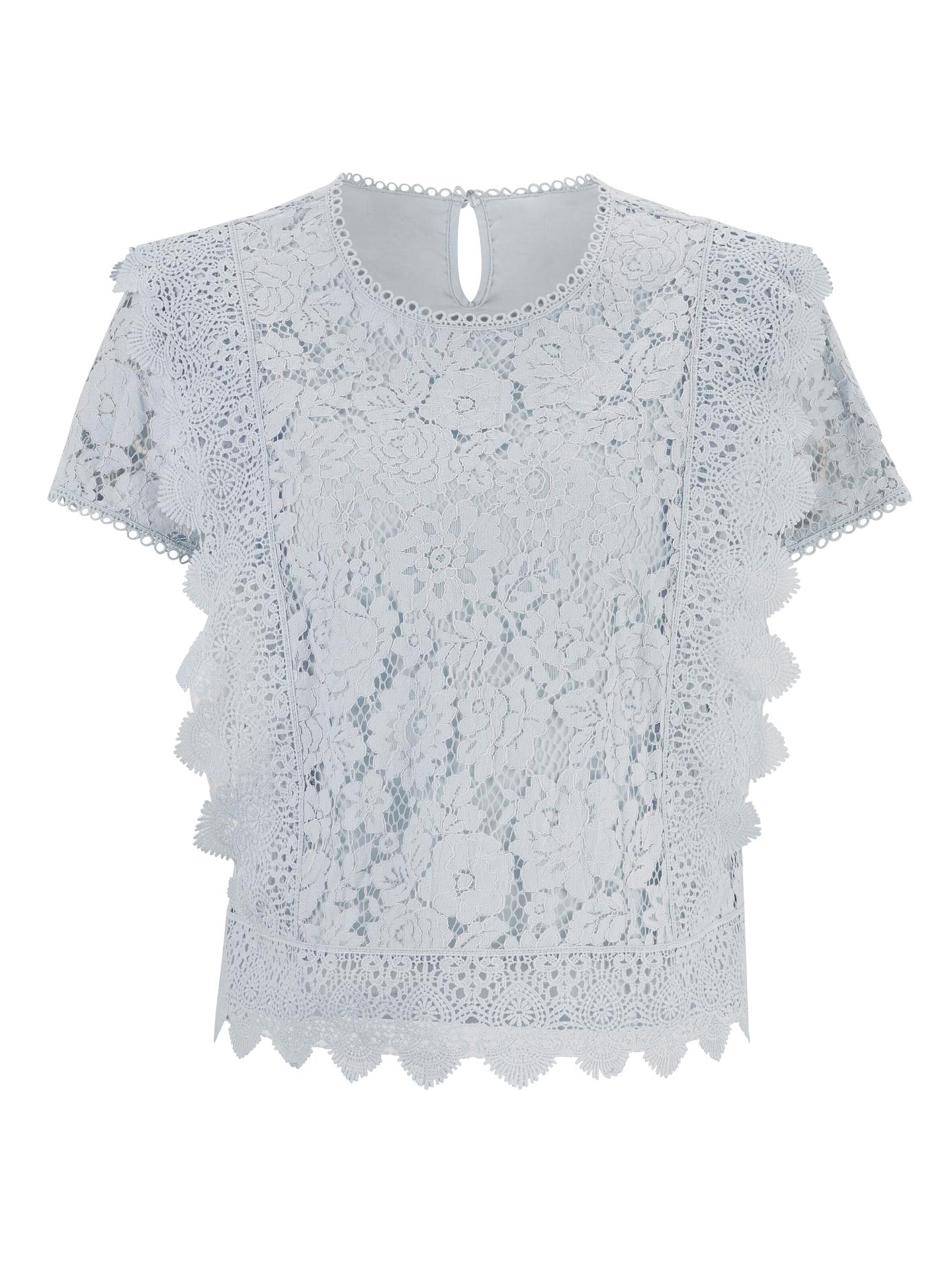 zils heine Blūze: no priekšpuses