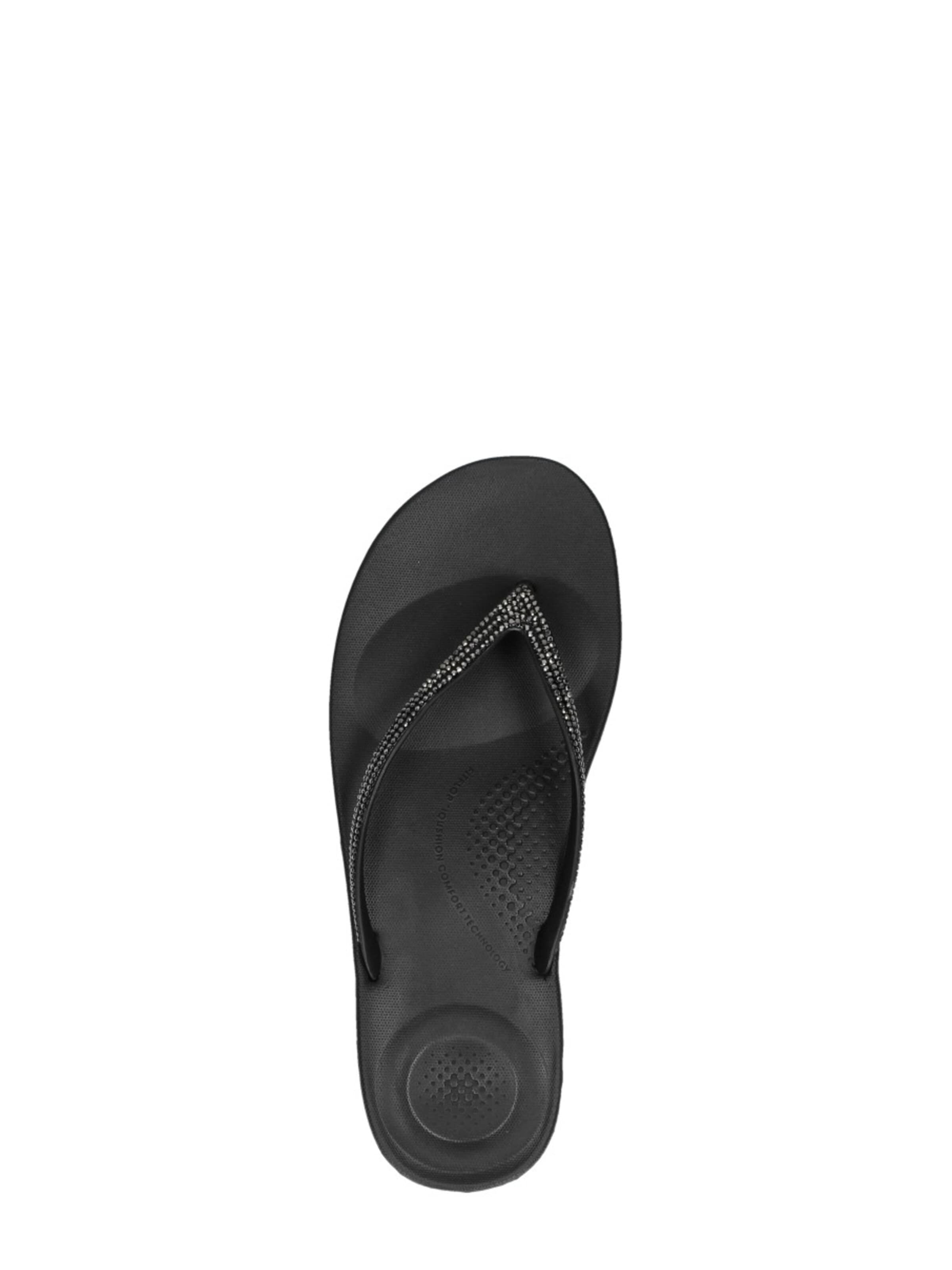 FitFlop Huisschoenen 'iQushion Sparkle' in Zwart