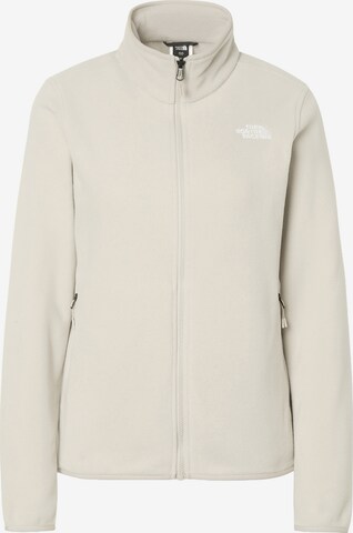 THE NORTH FACE Funkční fleecová mikina 'GLACIER' – šedá: přední strana