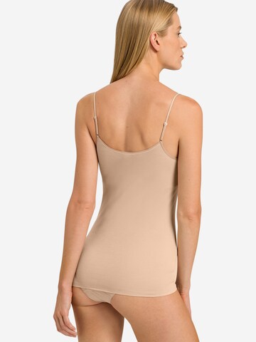 Hanro Undershirt 'Cotton Seamless' in Beige