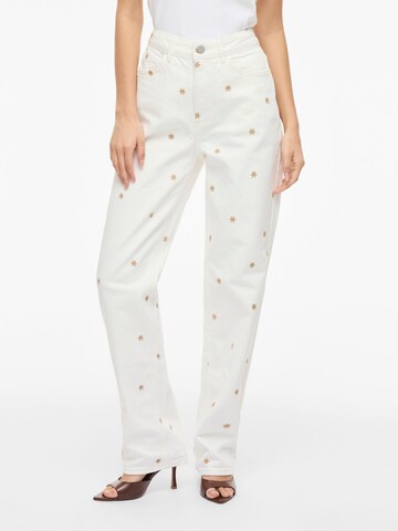 VILA Regular Jeans 'VIKelly' in Weiß: Vorderseite