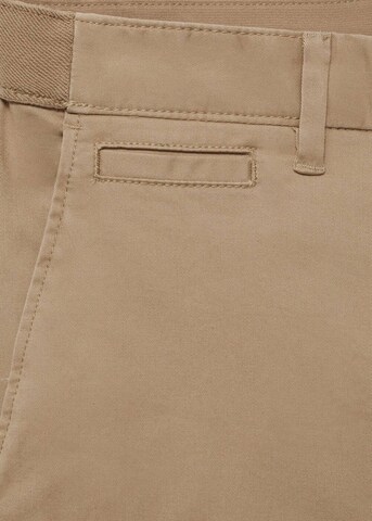 MANGO MAN Tapered Chino Pants 'Prato' in Beige