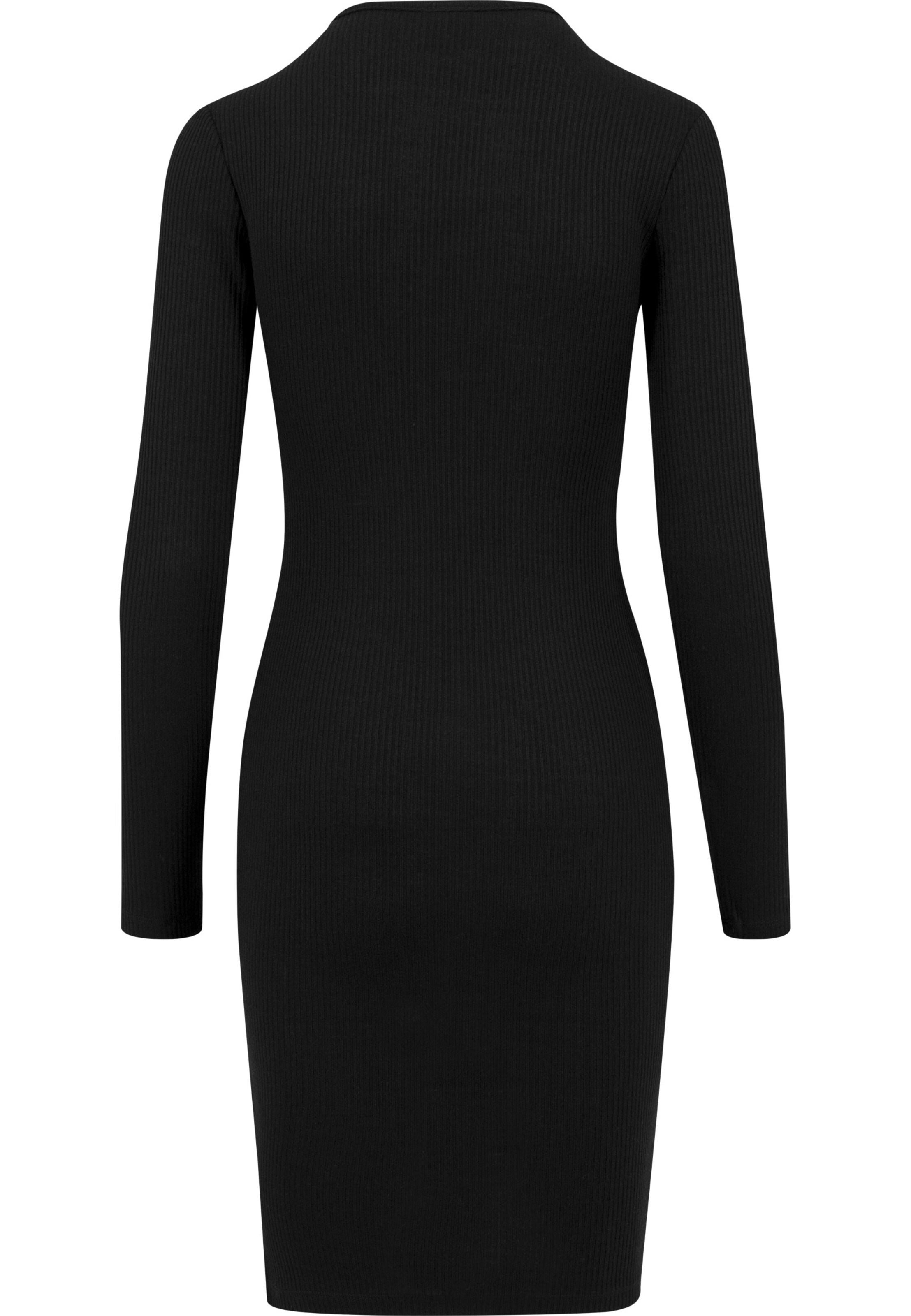 Robe ' Ladies Rib Dress ' Urban Classics en noir