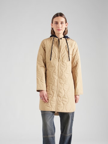 VILA Between-Seasons Coat 'RUTH' in Beige: front