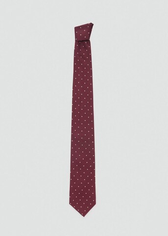 MANGO MAN Krawatte 'Pic8' in Rot: Vorderseite