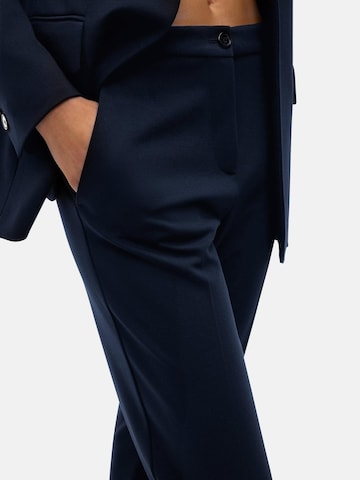 regular Pantaloni 'PINKO BELLO PANTALONE PUNTO STOFFA CON BOTTONE ESTERNO PANTALONE' di PINKO in blu