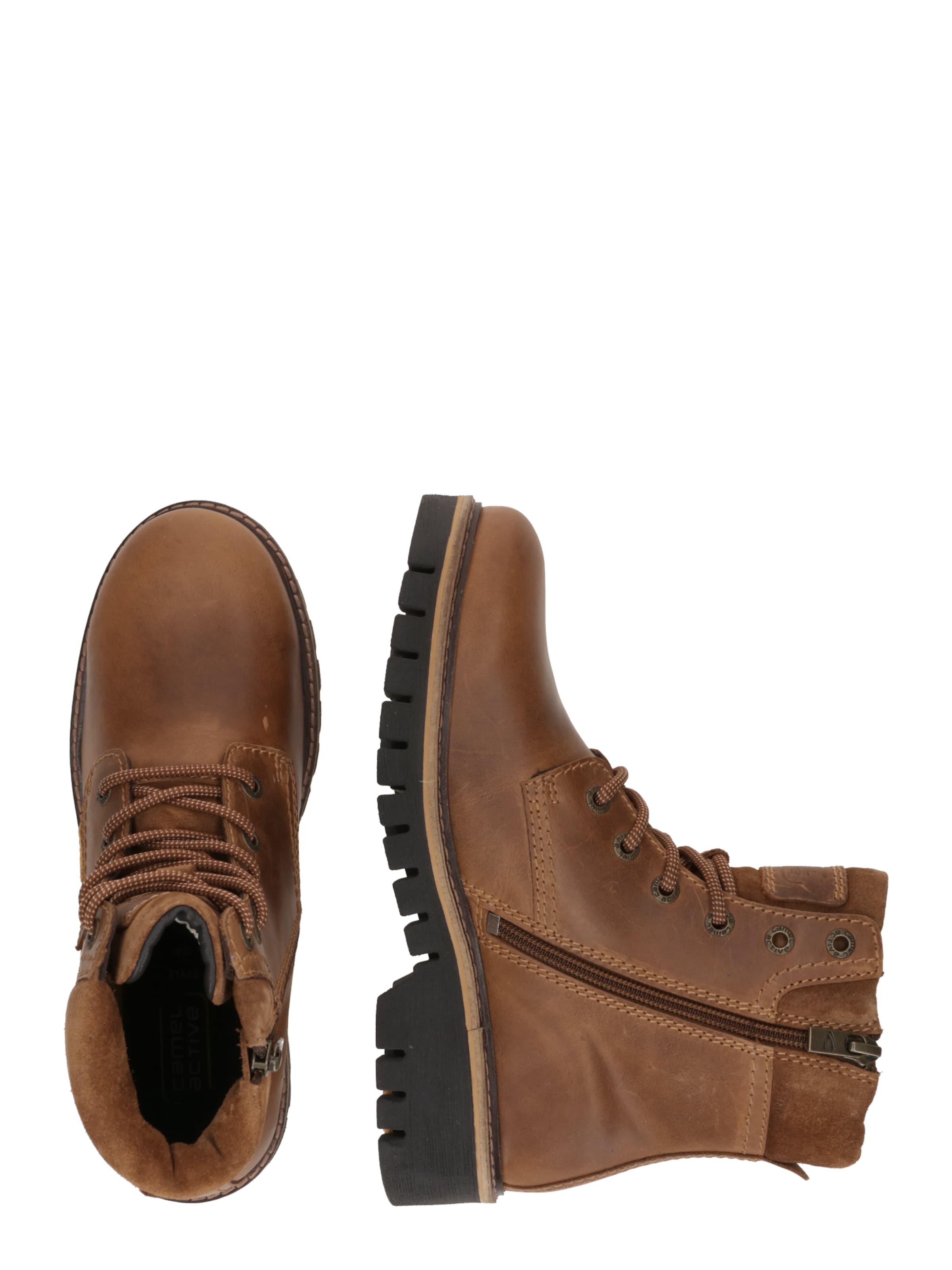 Bottines à lacets 'Isa' CAMEL ACTIVE en marron