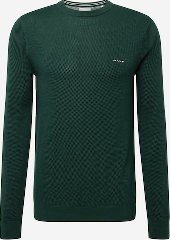 GANT Пуловер в зелено: отпред