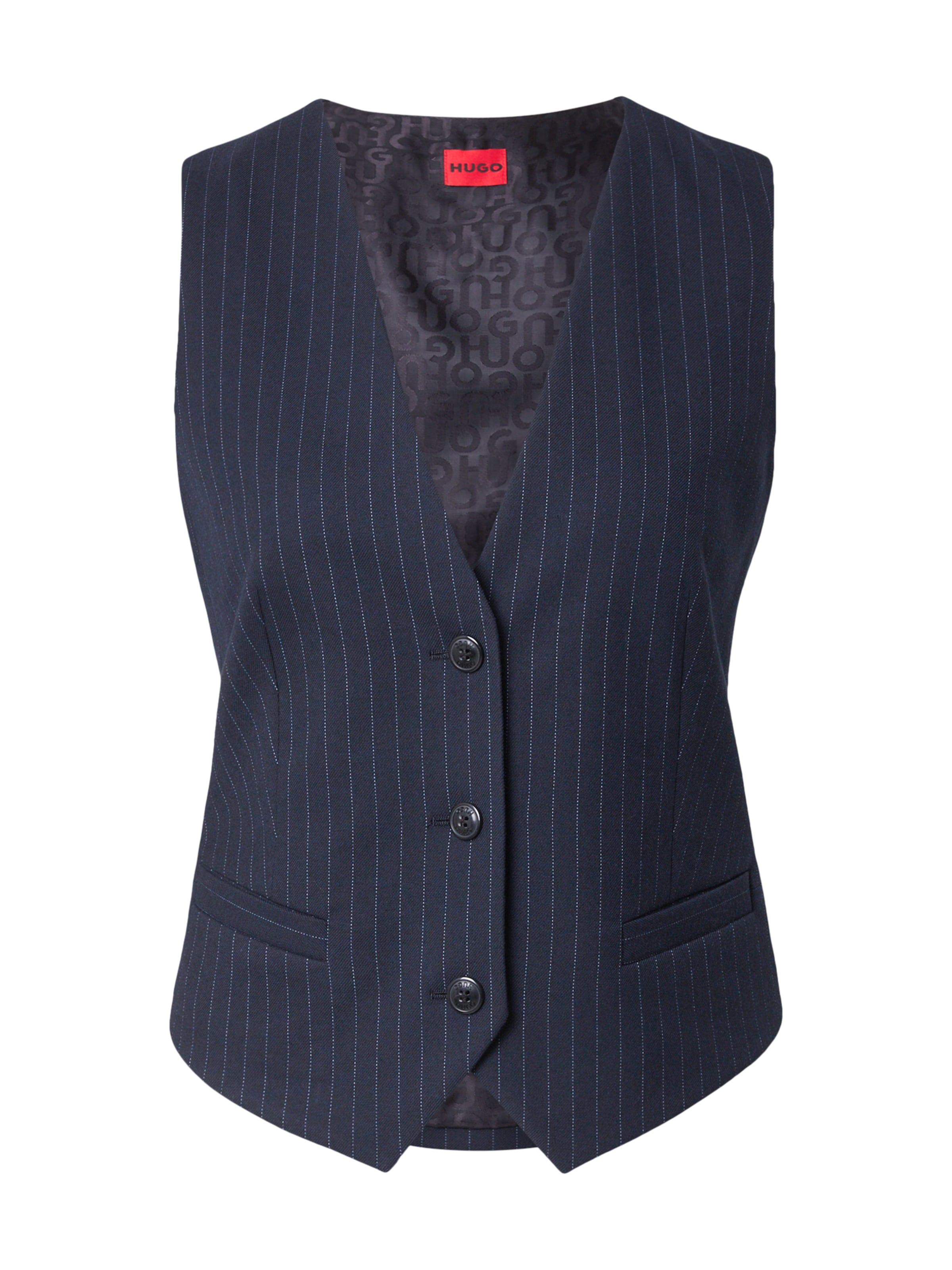 Vestă de costum 'Aumara' de la HUGO pe albastru: față