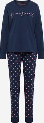 BRUNO BANANI Pyjama ' BRIGGS ' in Blauw: voorkant