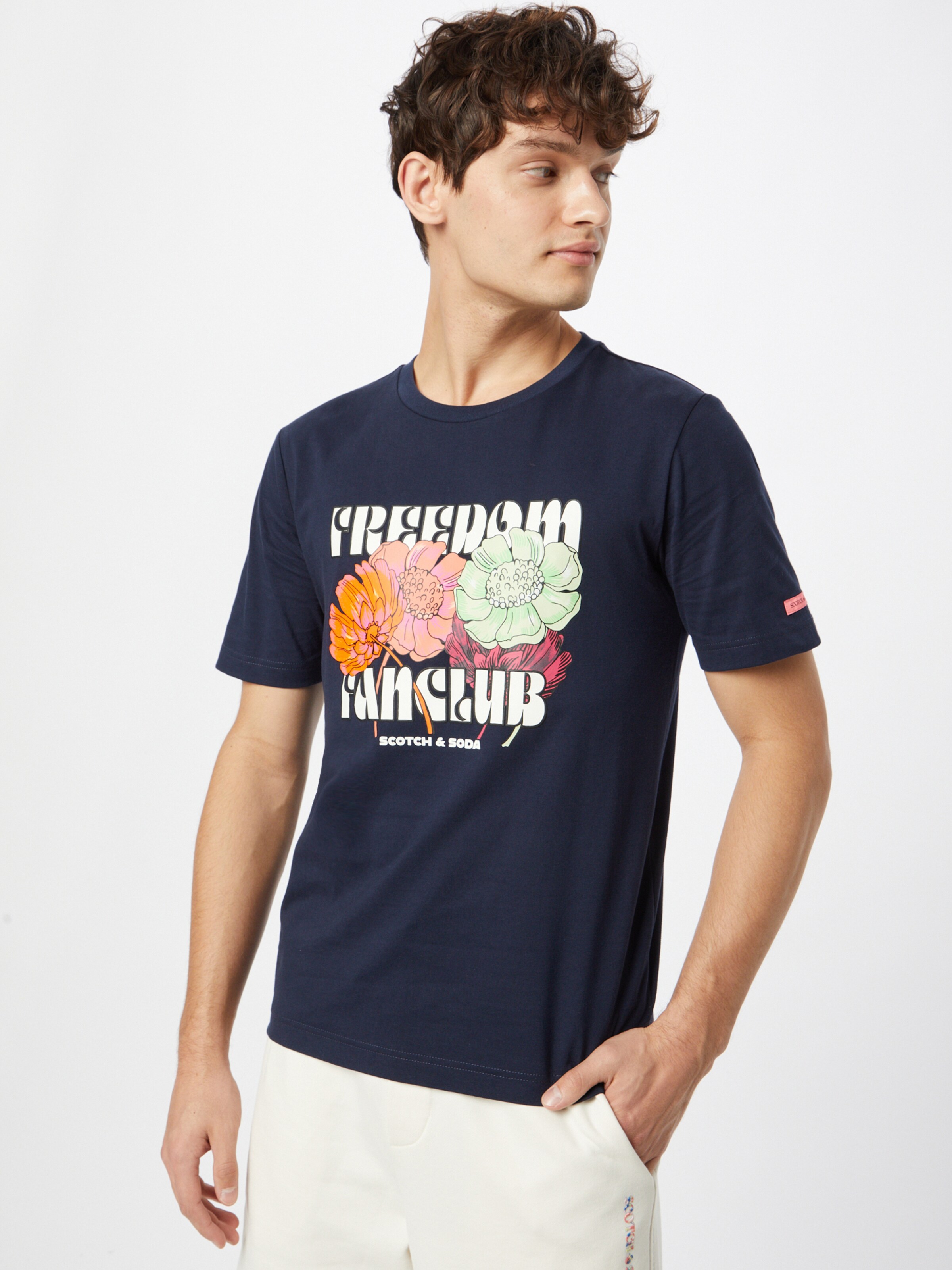 Männer Shirts SCOTCH & SODA T-Shirt in Navy - MD99223 Männer Shirts SCOTCH & SODA T-Shirt in Navy - MD99223