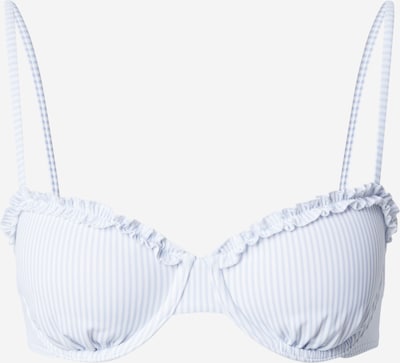 HOLLISTER Bikini gornji dio u svijetloplava / bijela, Pregled proizvoda
