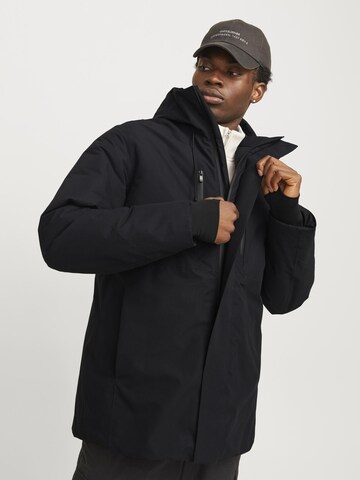 JACK & JONES Winterparka in Schwarz