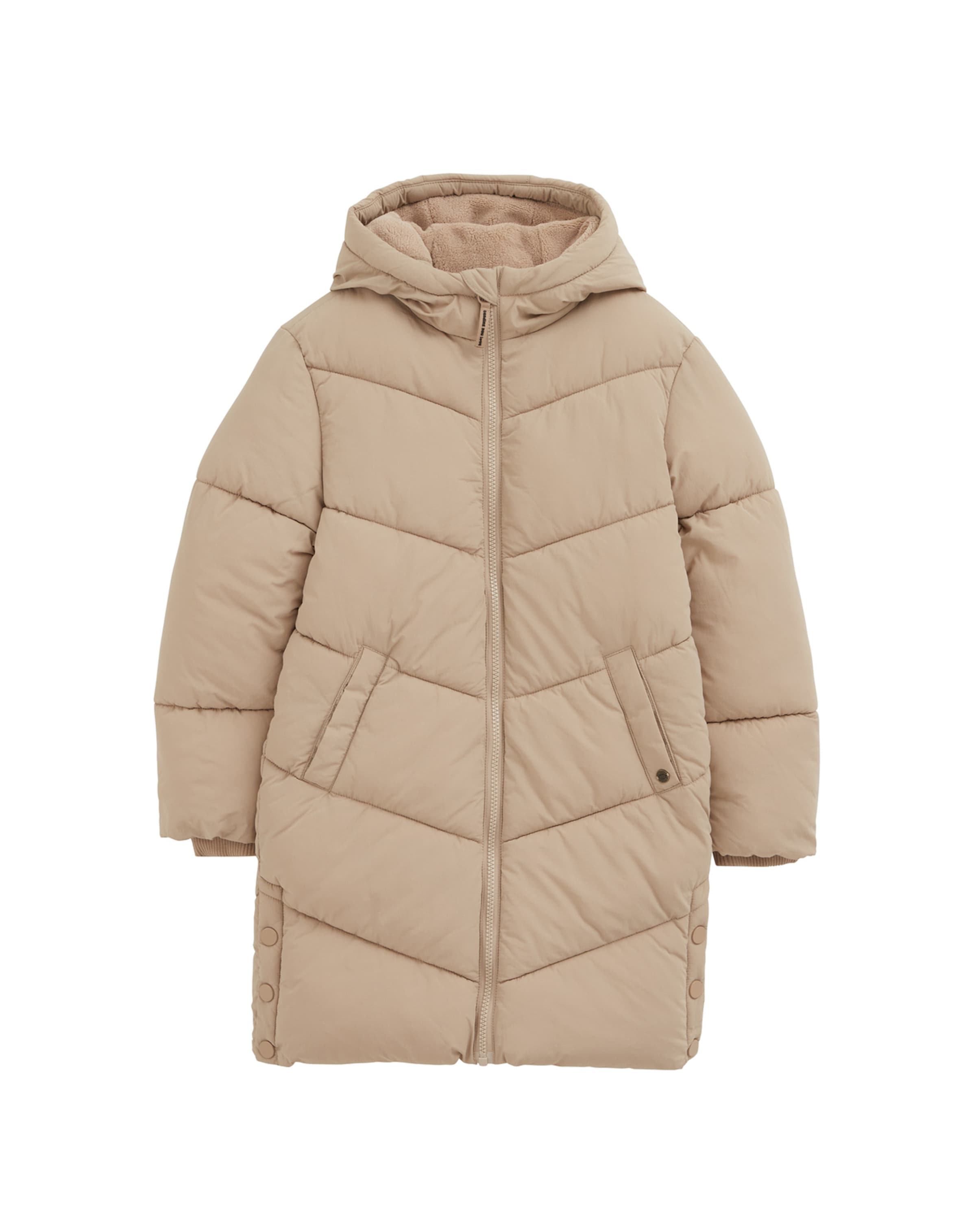 WE Fashion Winterjacke in Beige: Vorderseite