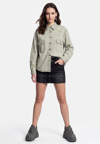 myMo ROCKS Bluse in Grün