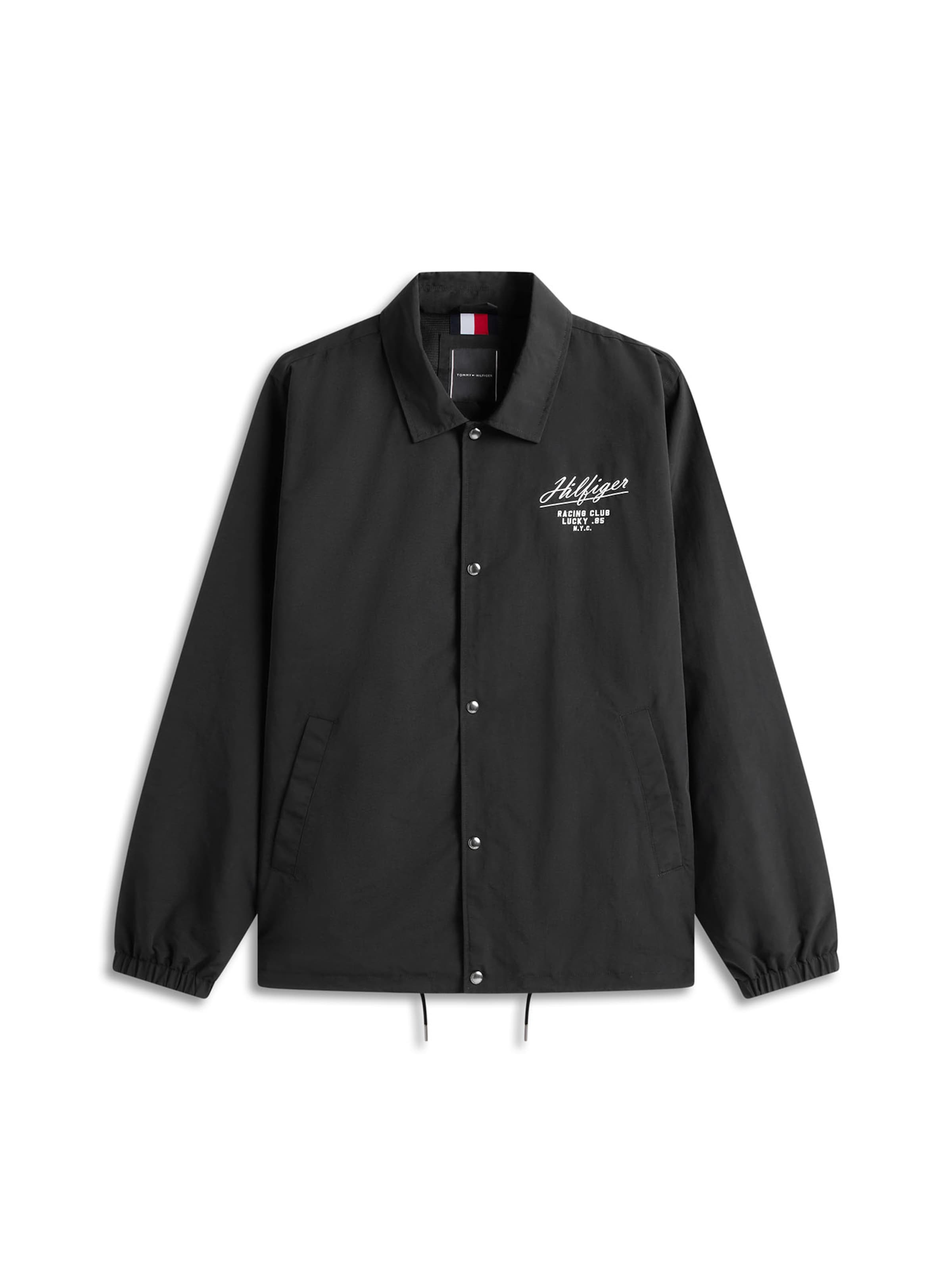 Tommy Hilfiger Big & Tall Kevad-sügisjope, värv must: eest vaates