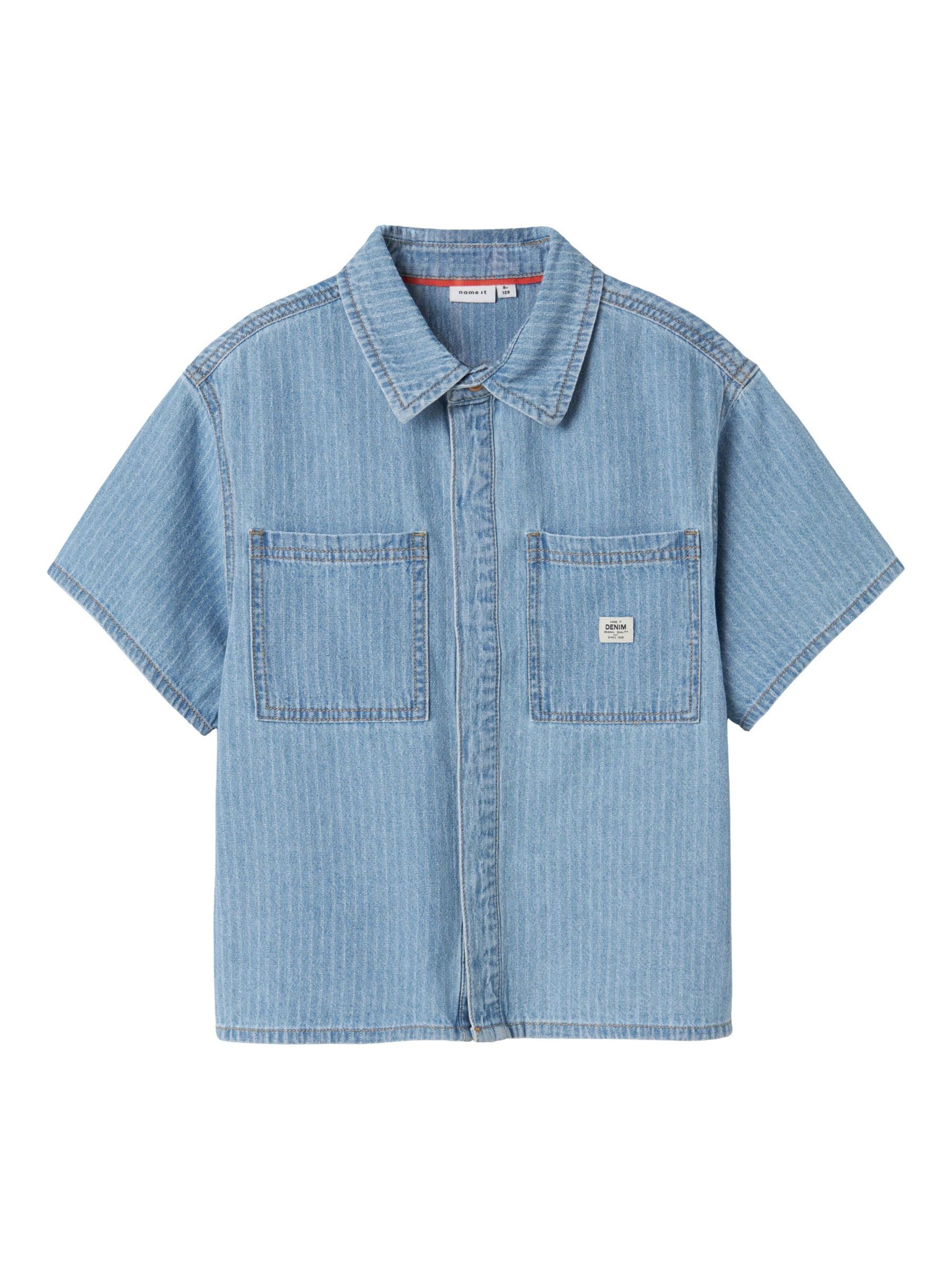 Regular fit Camicia di NAME IT in blu: frontale