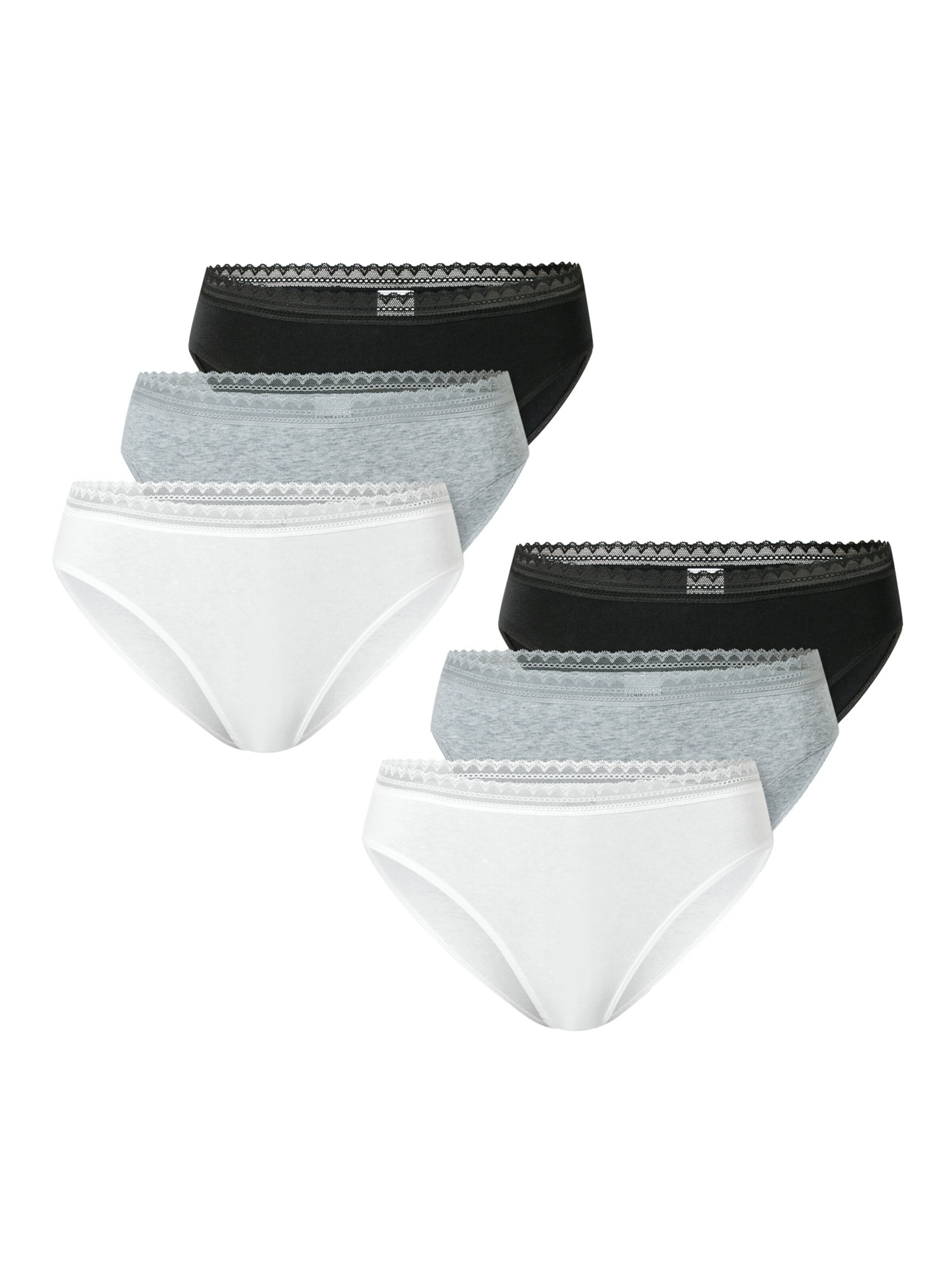 SCHIESSER Slip ' Modern Multipacks ' in Grey: front