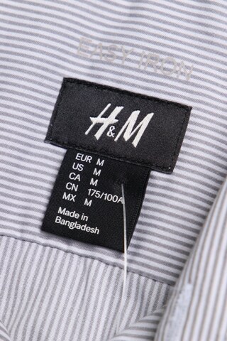 H&M Button Up Shirt in M in Grey