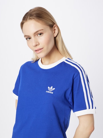 ADIDAS ORIGINALS Shirt 'Adicolor Classics 3-Stripes' in Blauw