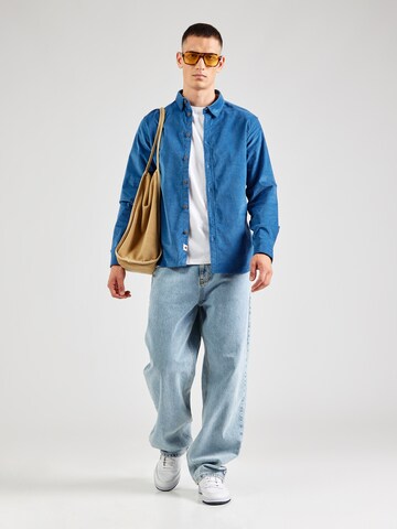 Regular fit Camicia 'LEIF' di anerkjendt in blu
