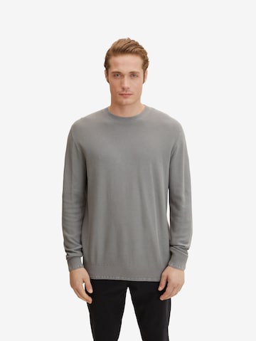 TOM TAILOR Sweater in Grey