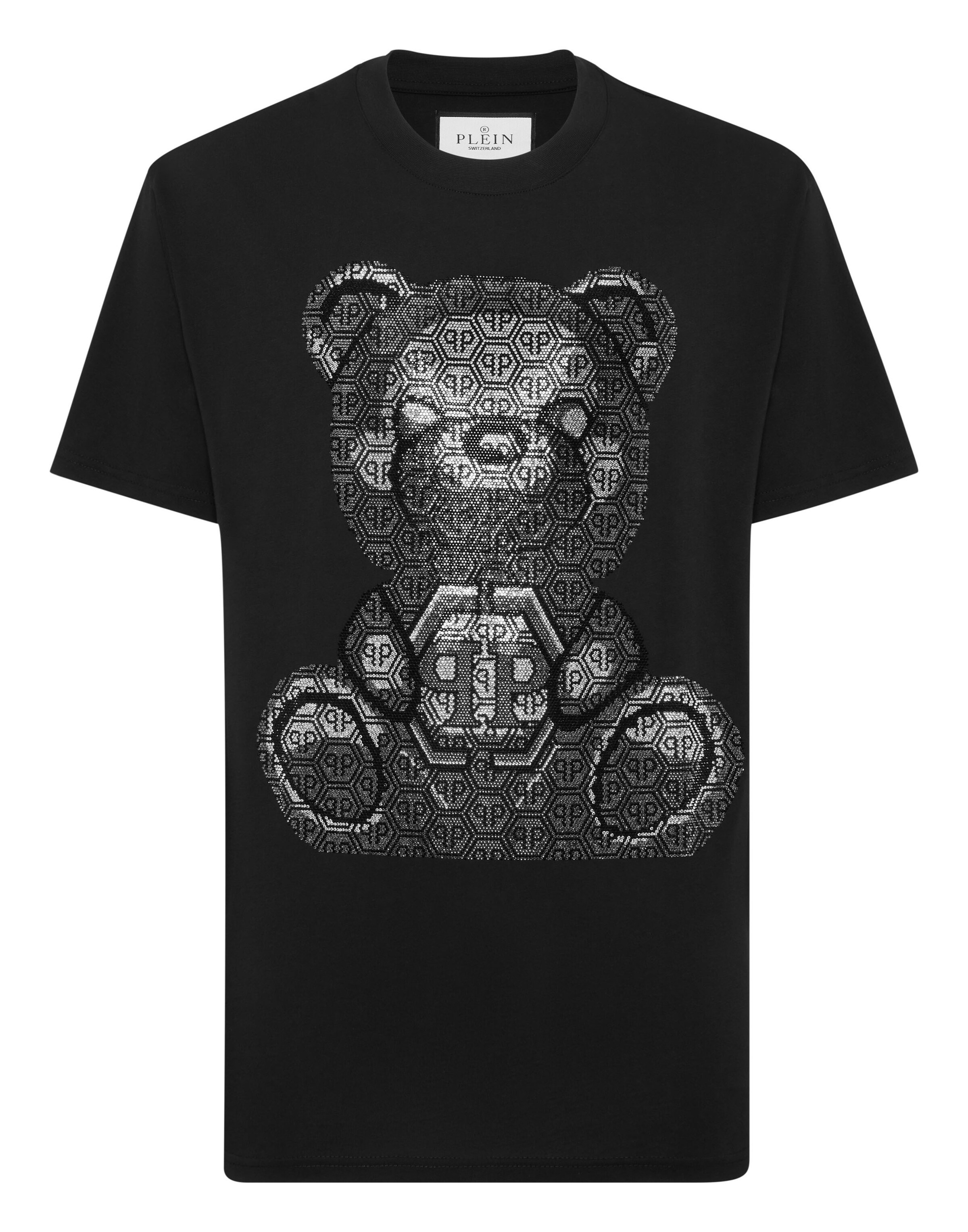 Philipp Plein T-Shirt en noir / argent, Vue avec produit