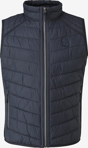 s.Oliver Bodywarmer in Blauw: voorkant