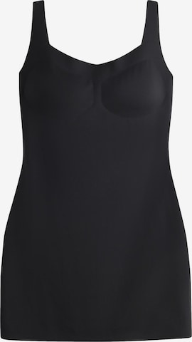 Robe gainante Next en noir : devant