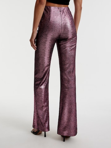 évasé Pantalon 'Birla' EDITED en rose