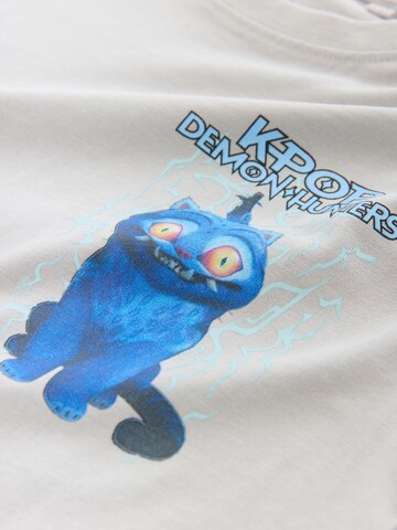 Next Тениска 'Kpop Demon Hunters' в сиво