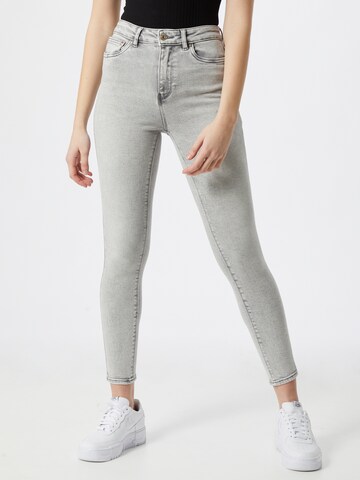 Skinny Jean 'Mila' ONLY en gris : devant