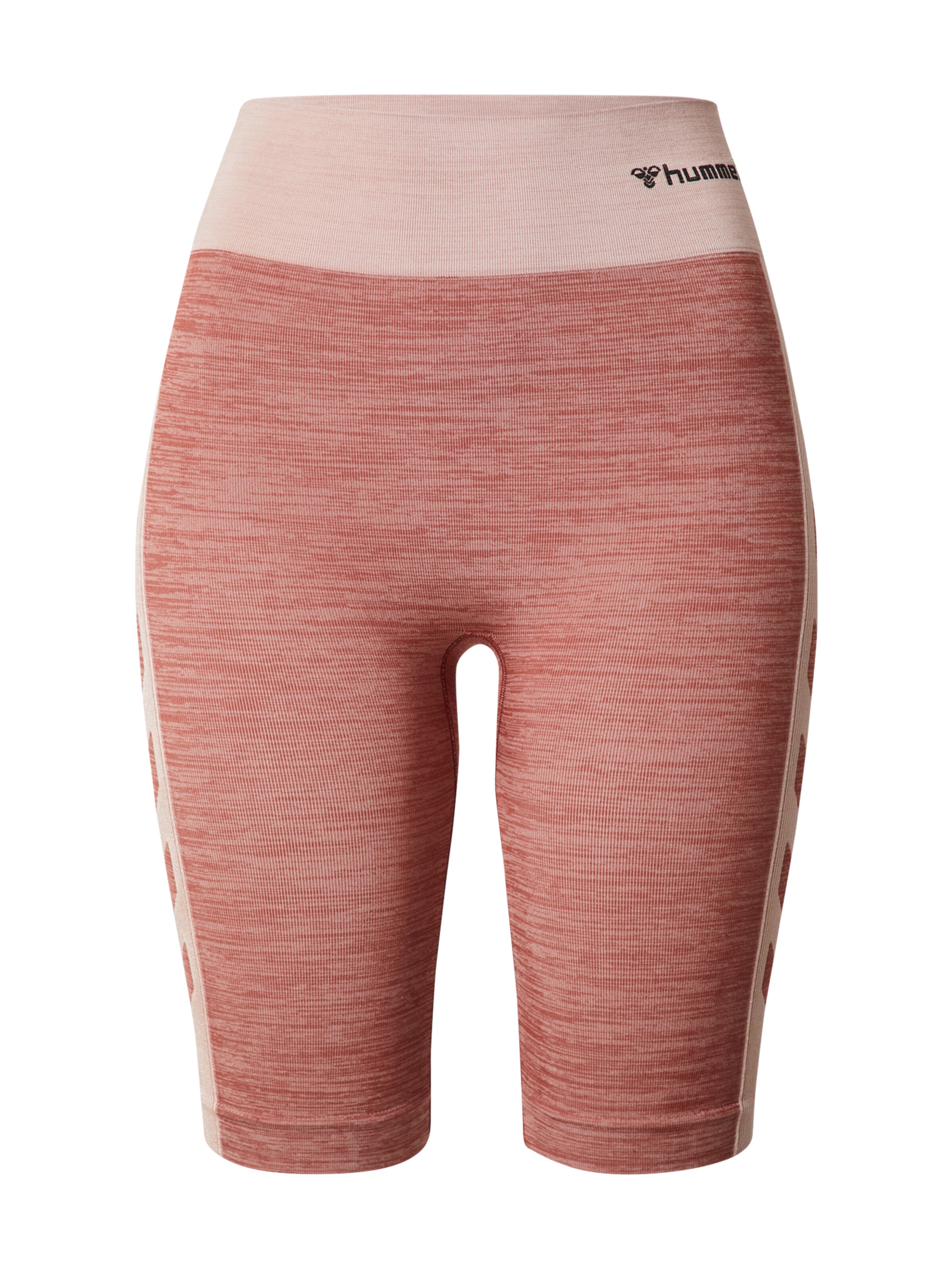 Hummel Skinny Sportbroek in Roze: voorkant
