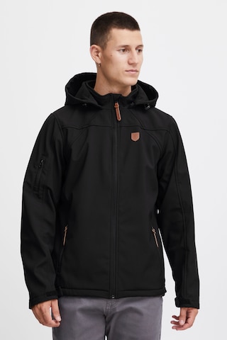 INDICODE JEANS Softshelljacke 'Jonas' in Schwarz: predná strana