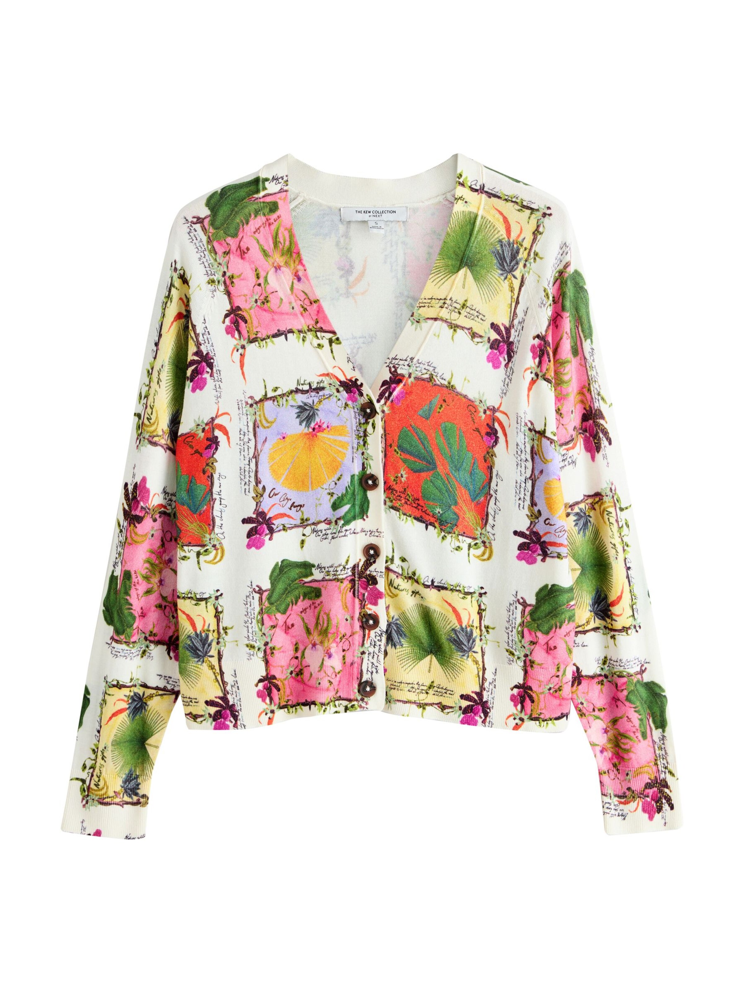 Next Gebreid vest in Wit: voorkant