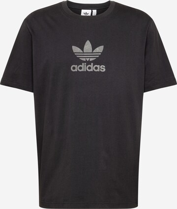 ADIDAS ORIGINALS Тениска 'Trefoil Series Street' в черно: отпред