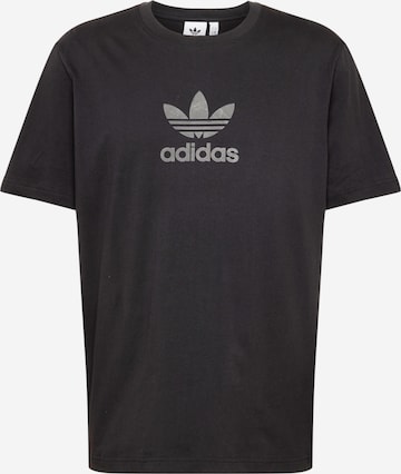 ADIDAS ORIGINALS Shirt 'Trefoil Series Street' in Zwart: voorkant