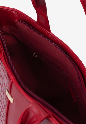 Borsa a mano 'Tylin' di faina in rosso