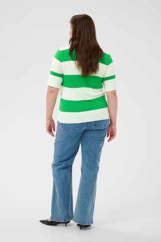 KAFFE CURVE Pullover 'KClizzy' i grøn