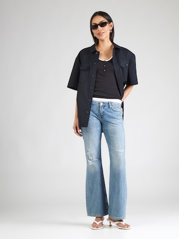 WEEKDAY Bootcut Jeans i blå